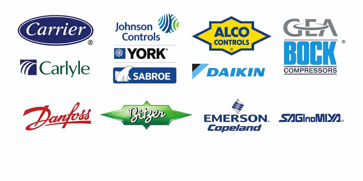 refrigeration and hvac brand logos